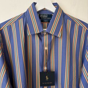 NWT VINTAGE Ralph Lauren Striped Polo Shirt
